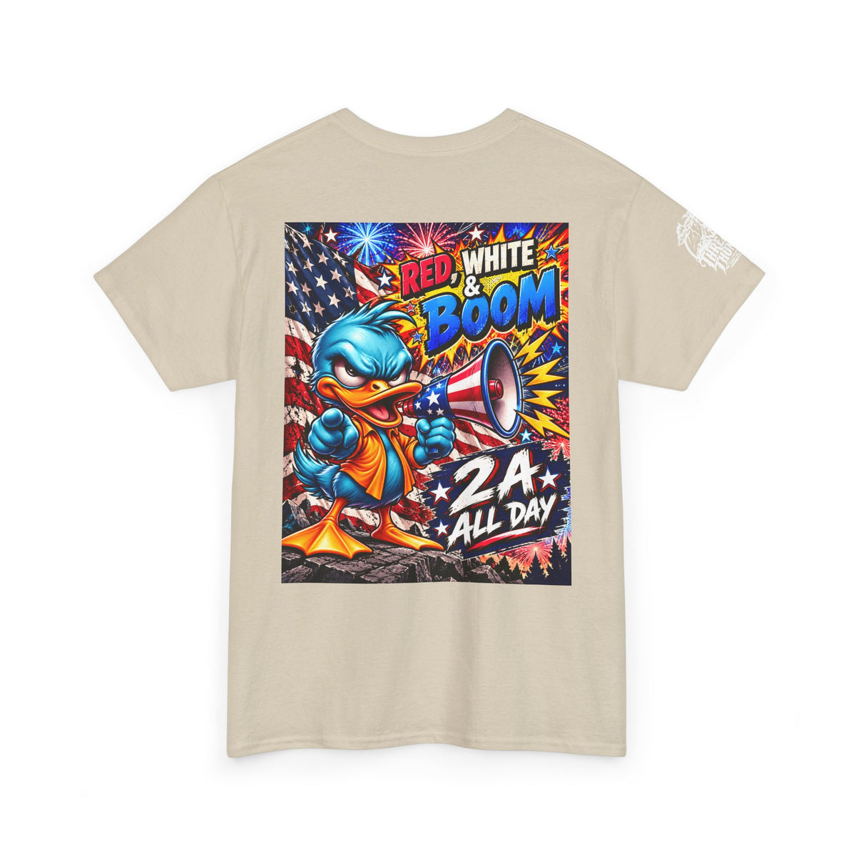 Red, White & Boom Patriotic Duck Back Graphic Tee
