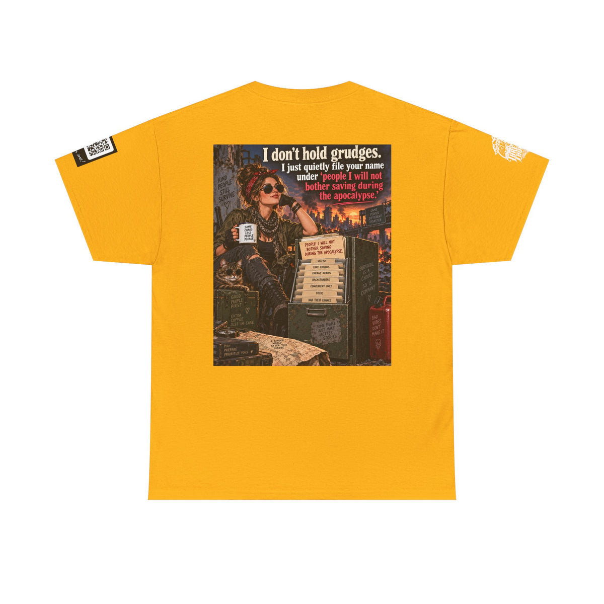 People I Won’t Save During the Apocalypse Back Graphic Tee