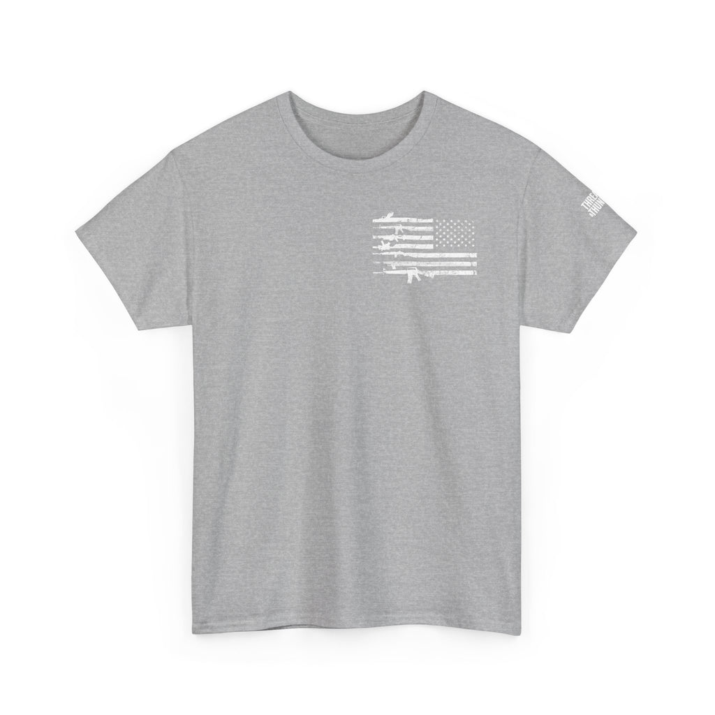 Second Amendment T-Shirt — Constitution Quote Flag Tee