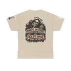 Forgive and Forget? Fuck Off and Die Works Better Back Graphic Tee