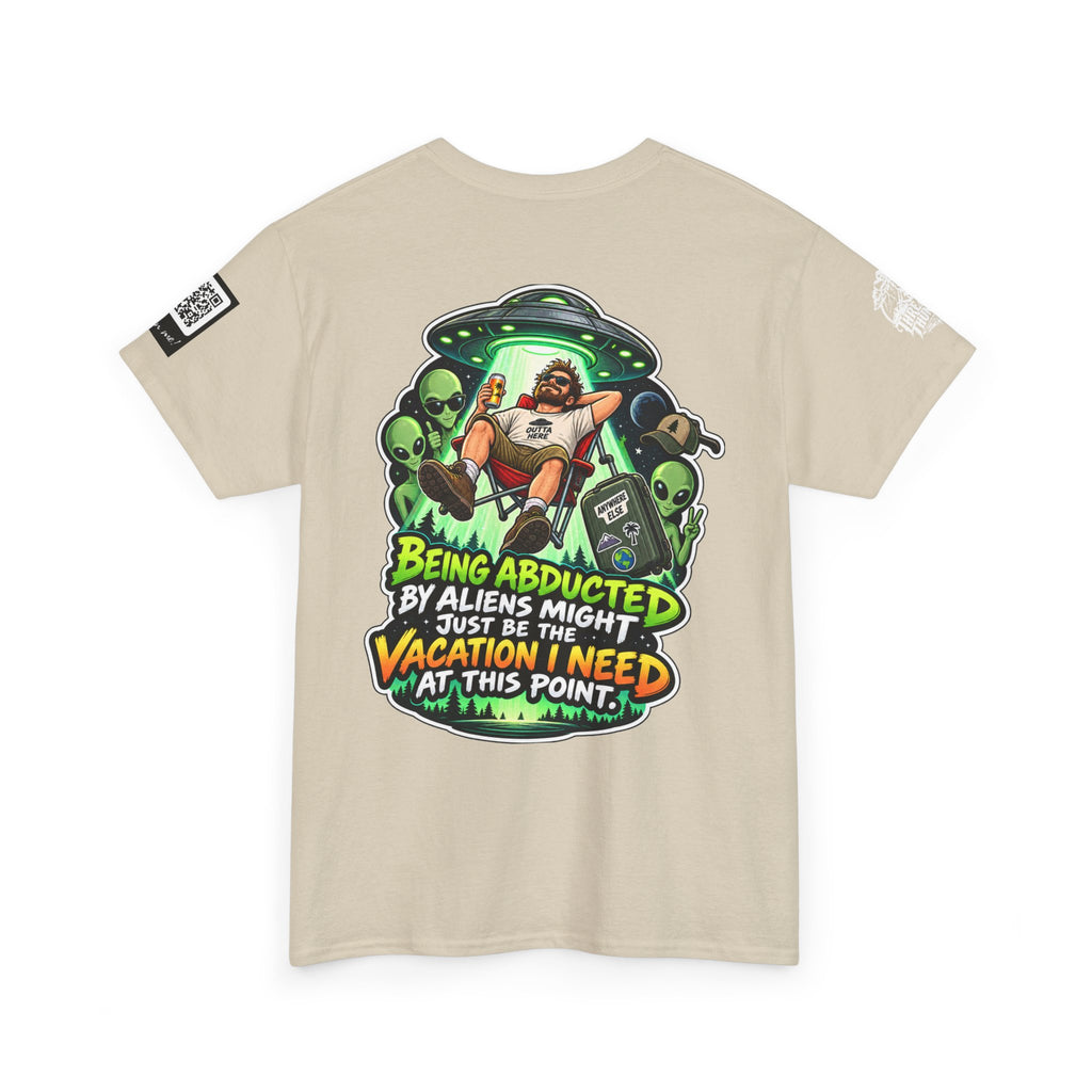 Alien Abduction Is the Vacation I Need Back Graphic Tee