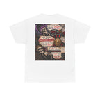 Mental Health Awareness T-Shirt — Gothic Skull Collage with Encouraging Quotes