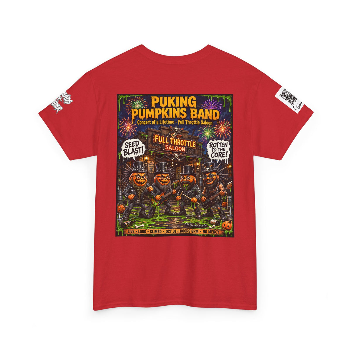 The Puking Pumpkins Punks #6 — Concert of Life - Horror Graphic T-Shirt
