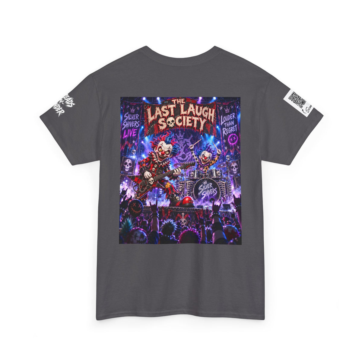 The Last Laugh Society Tee #133 — Carnival Clown Horror Graphic T-Shirt