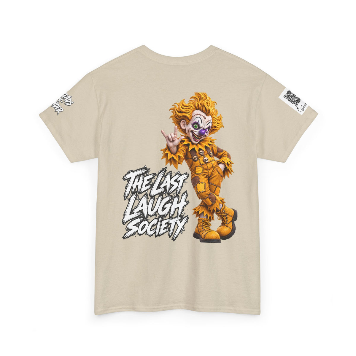Copy of The Last Laugh Society Tee #119 — Carnival Clown Horror Graphic T-Shirt