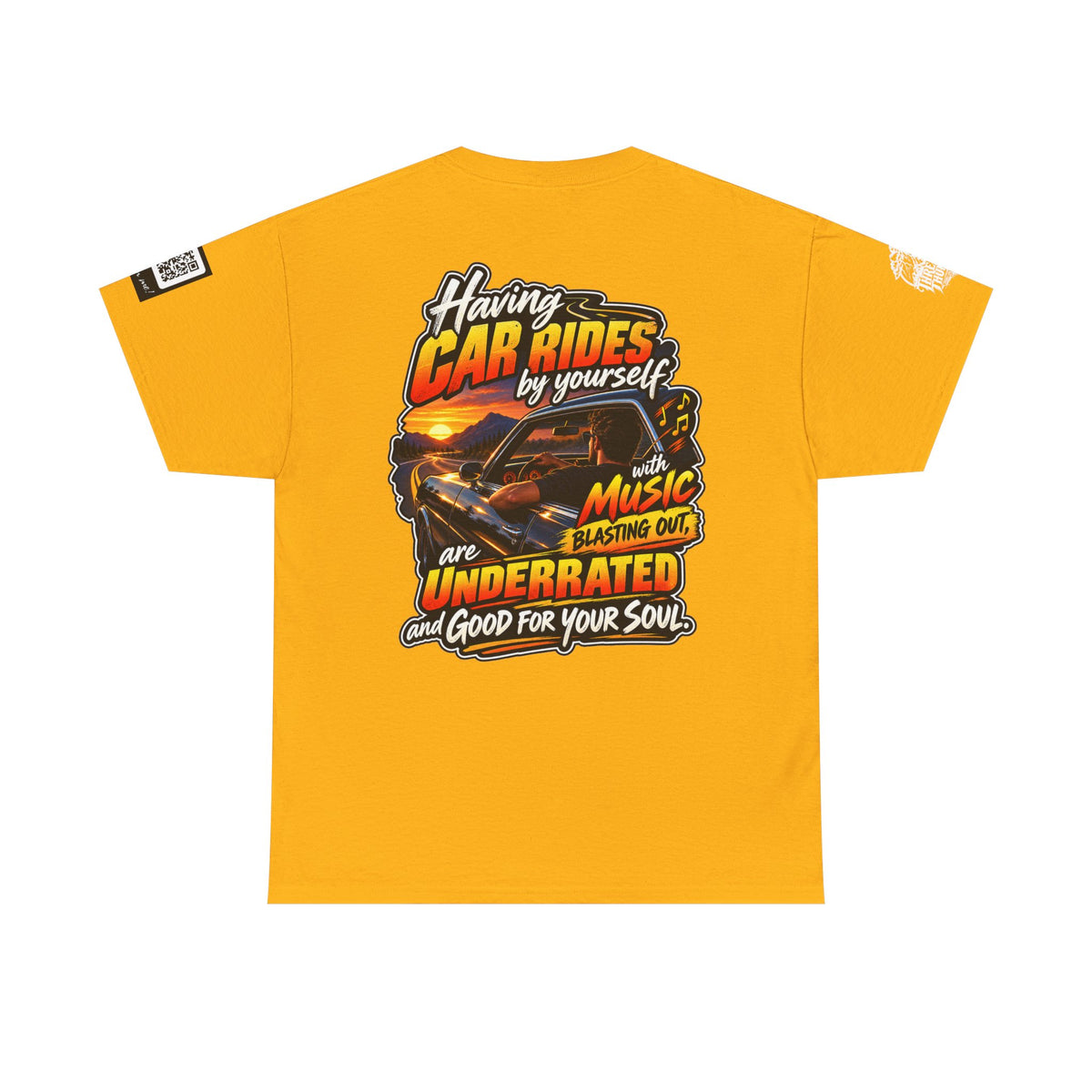 Solo Car Rides With Music Are Good for the Soul Back Graphic Tee