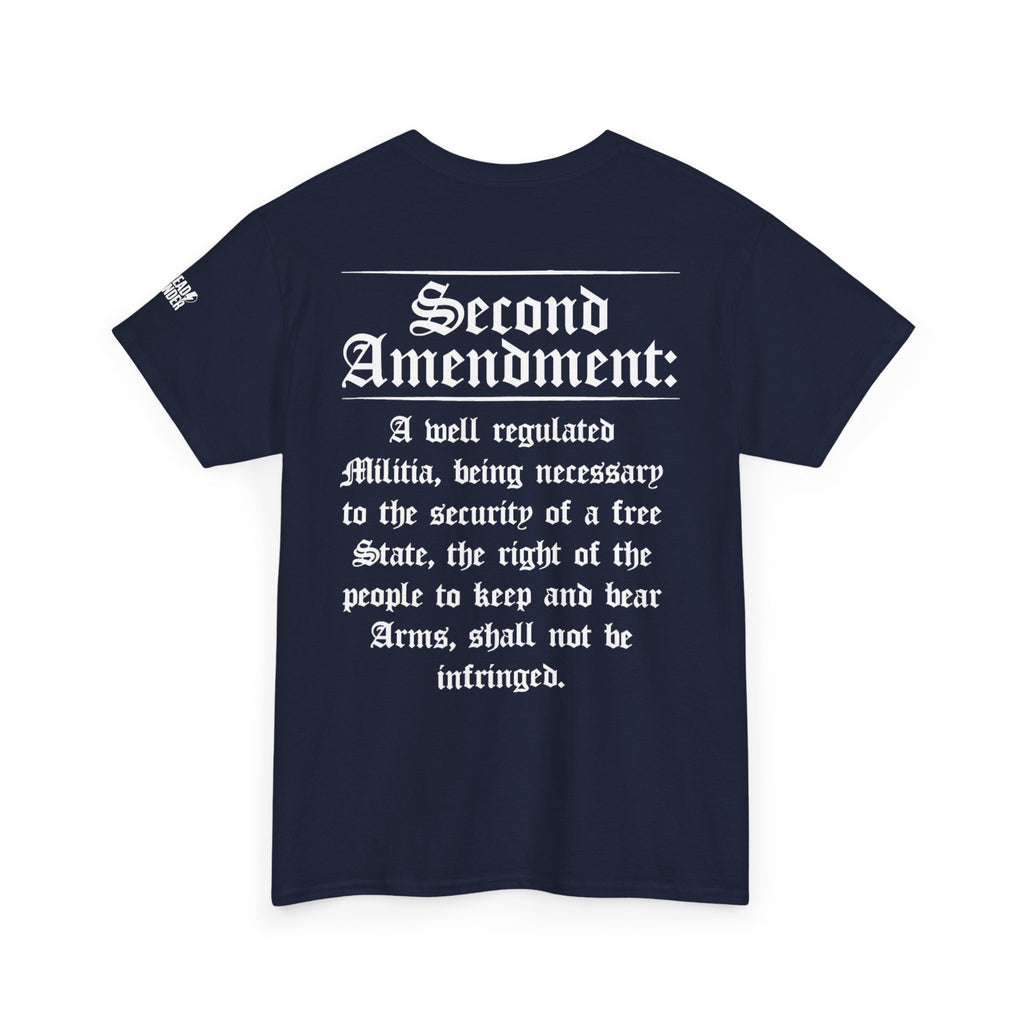 Second Amendment T-Shirt — Constitution Quote Flag Tee