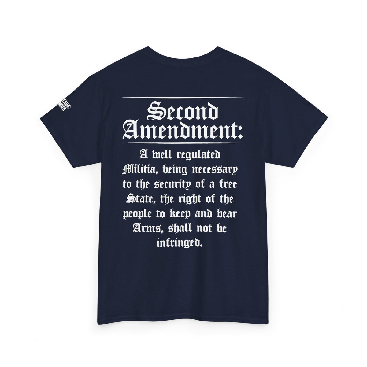 Second Amendment T-Shirt — Constitution Quote Flag Tee