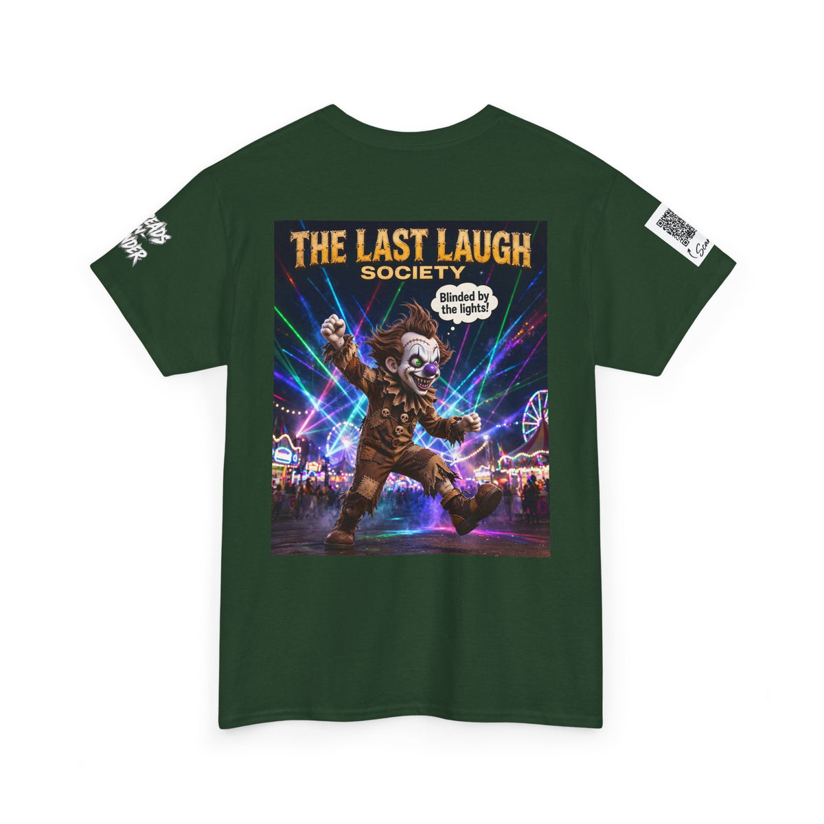 The Last Laugh Society Tee #103 — Carnival Clown Horror Graphic T-Shirt
