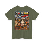 Funny Goose T-Shirt — "My Ducks Aren't in a Row" Humorous Farm Animal Tee