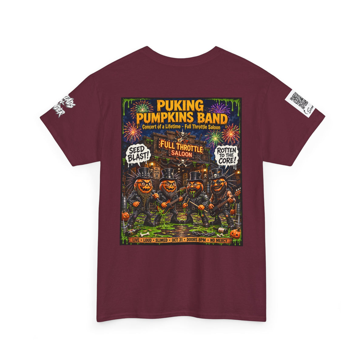 The Puking Pumpkins Punks #6 — Concert of Life - Horror Graphic T-Shirt