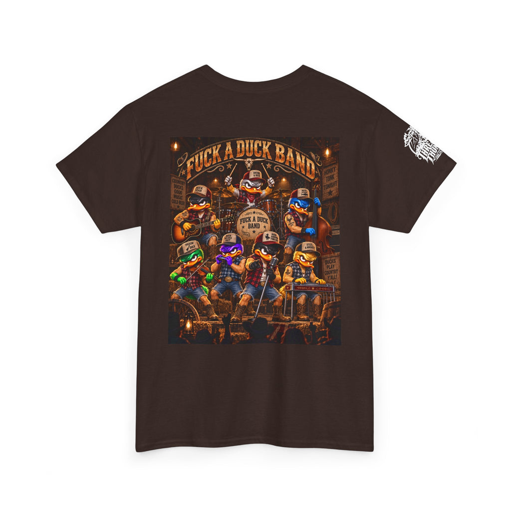FUCK A DUCK BAND — Honky-Tonk Duck Band Back Graphic Tee