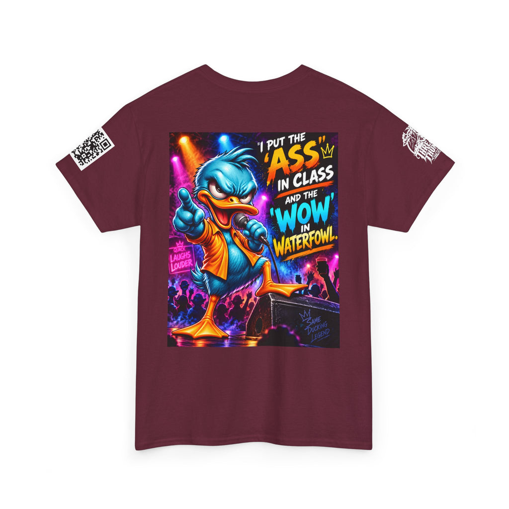 I Put the Ass in Class and the Wow in Waterfowl Back Graphic Tee