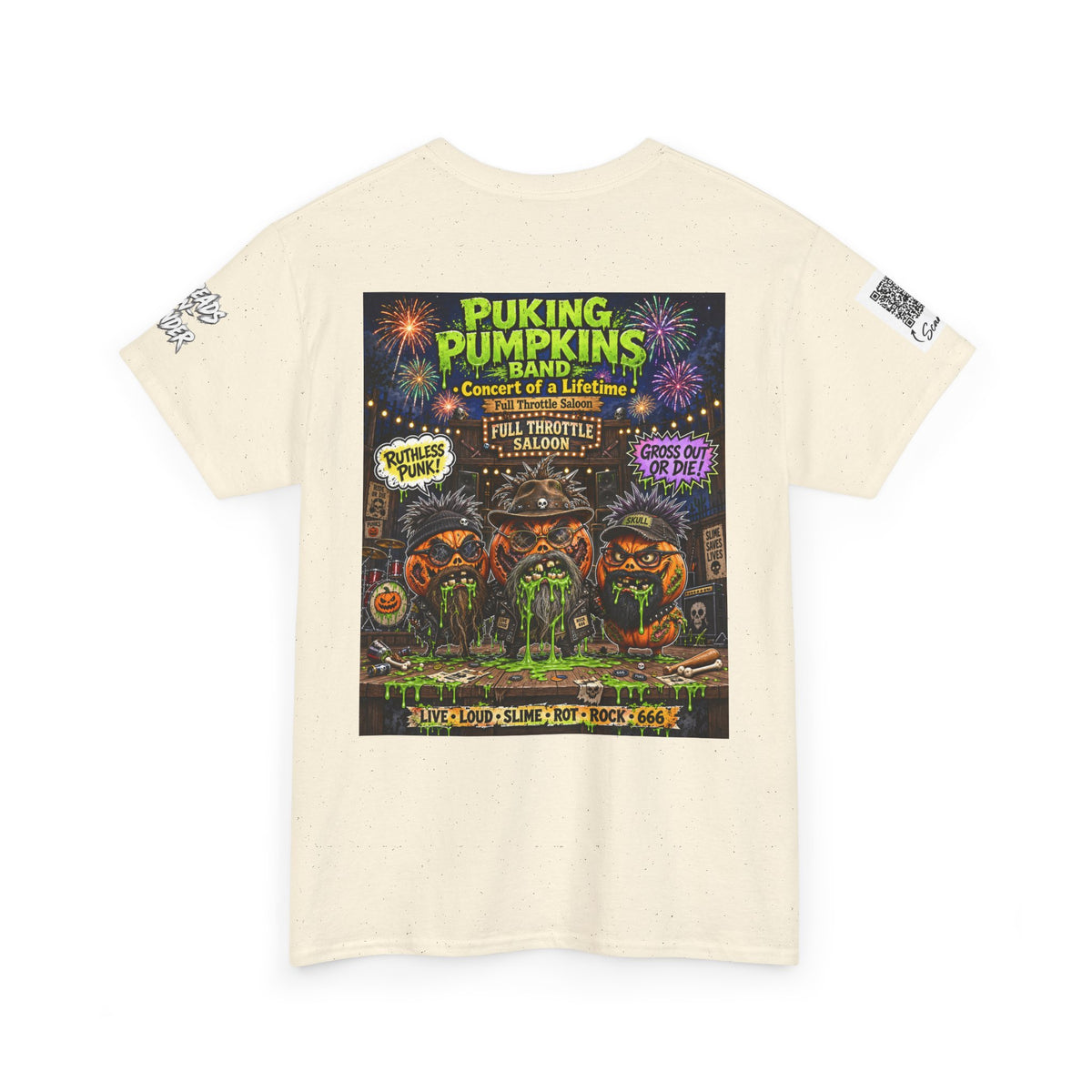 The Puking Pumpkins Punks #4 — Concert of Life - Horror Graphic T-Shirt