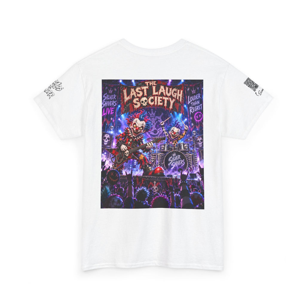 The Last Laugh Society Tee #123 — Carnival Clown Horror Graphic T-Shirt