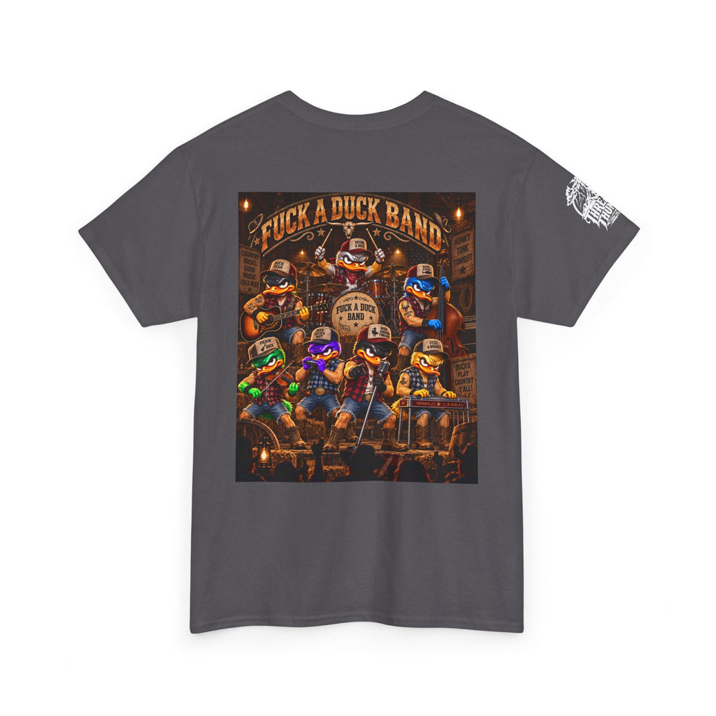 FUCK A DUCK BAND — Honky-Tonk Duck Band Back Graphic Tee