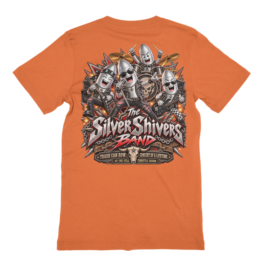 The Silver Shivers Band Premium Jersey Adult T-Shirt