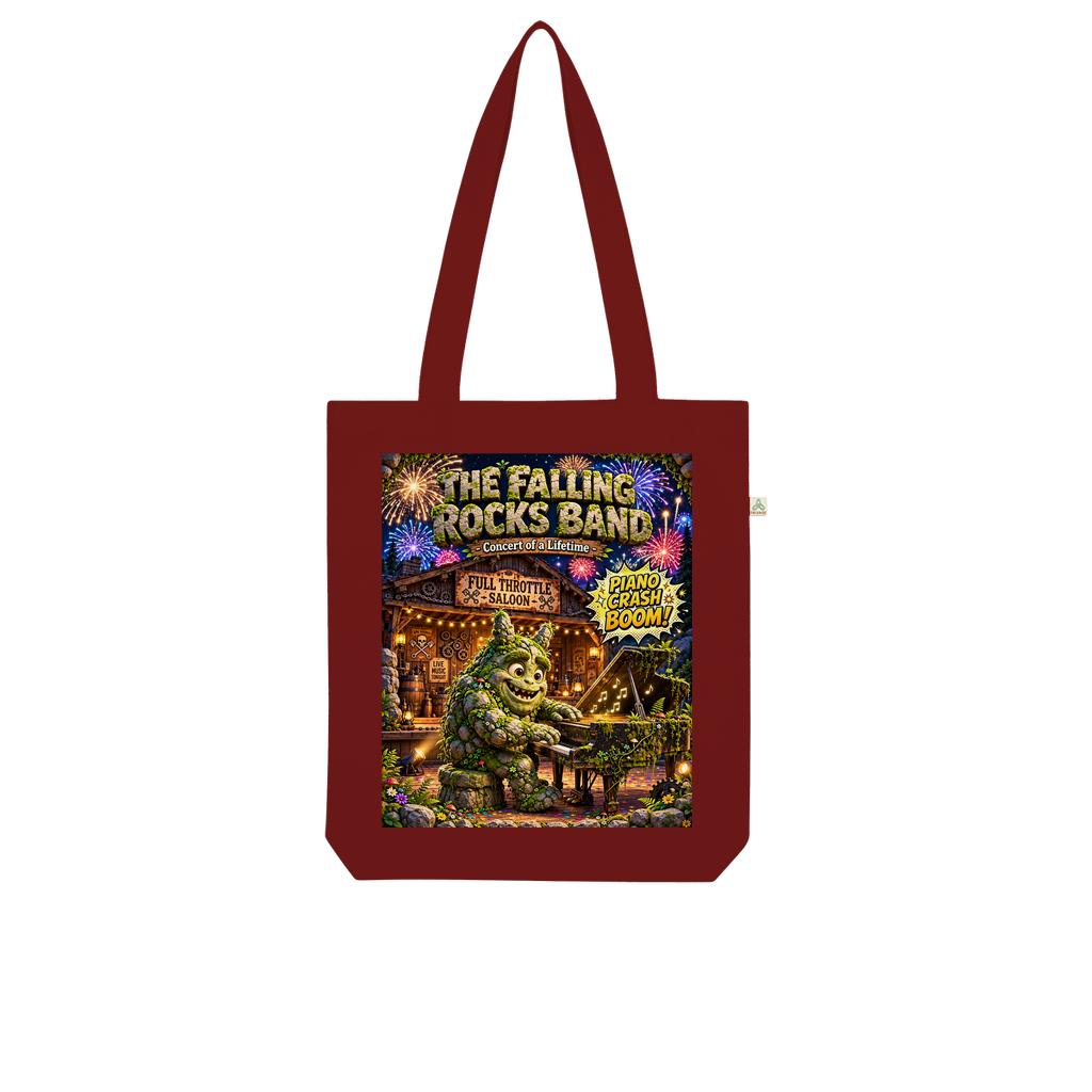 Falling Rocks COllection Organic Tote Bag