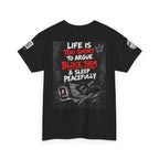 Life Is Too Short to Argue — Block Them & Sleep Back Graphic Tee