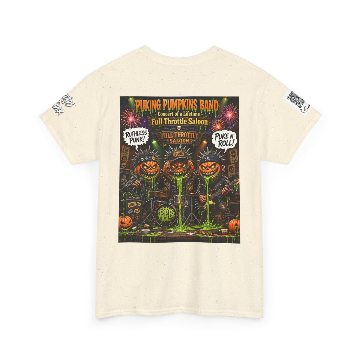 The Puking Pumpkins Band #8 — Concert of Life - Horror Graphic T-Shirt