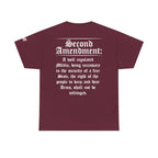 Second Amendment T-Shirt — Constitution Quote Flag Tee