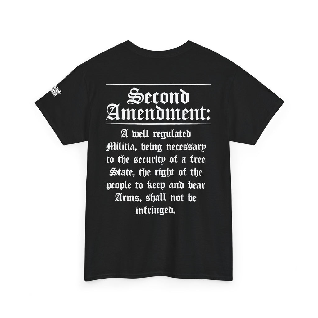 Second Amendment T-Shirt — Constitution Quote Flag Tee