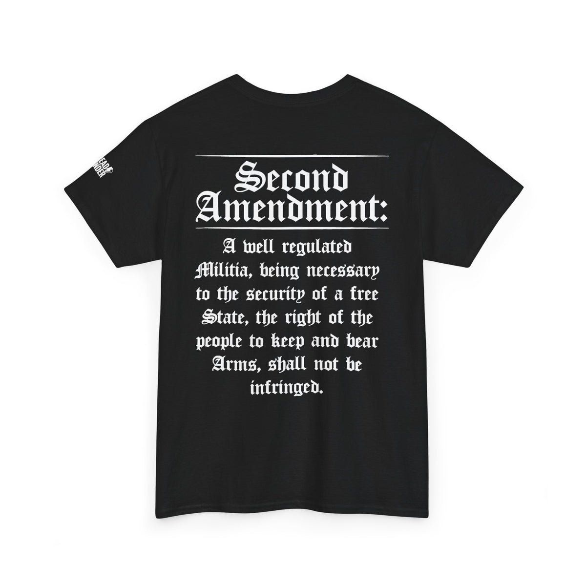Second Amendment T-Shirt — Constitution Quote Flag Tee