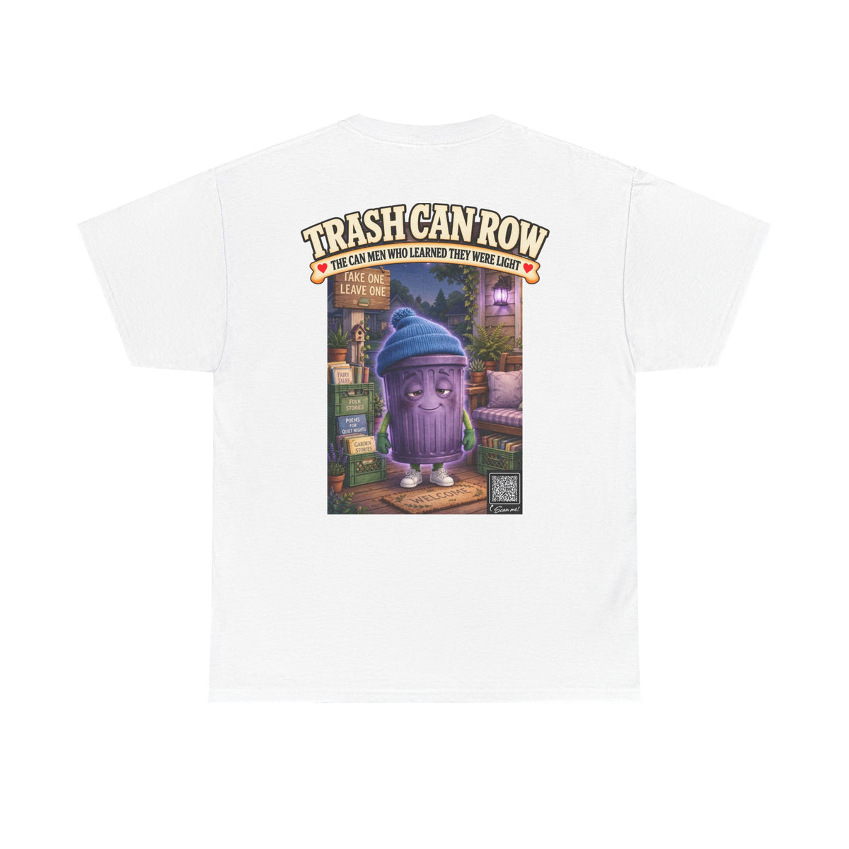 Trash Can Row Tee #7