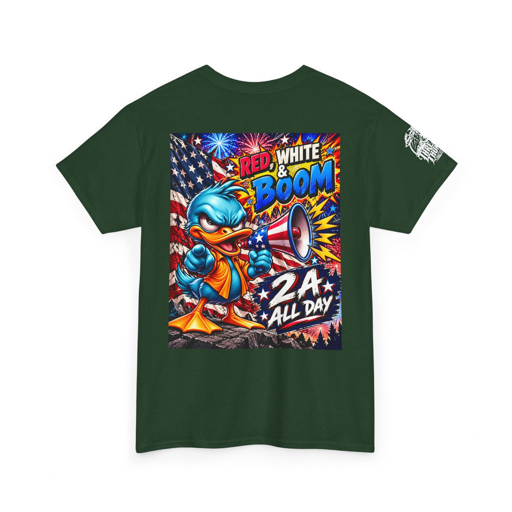 Red, White & Boom Patriotic Duck Back Graphic Tee