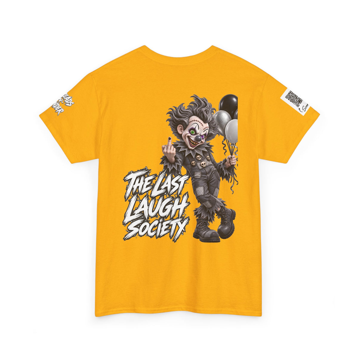 The Last Laugh Society Tee #119 — Carnival Clown Horror Graphic T-Shirt