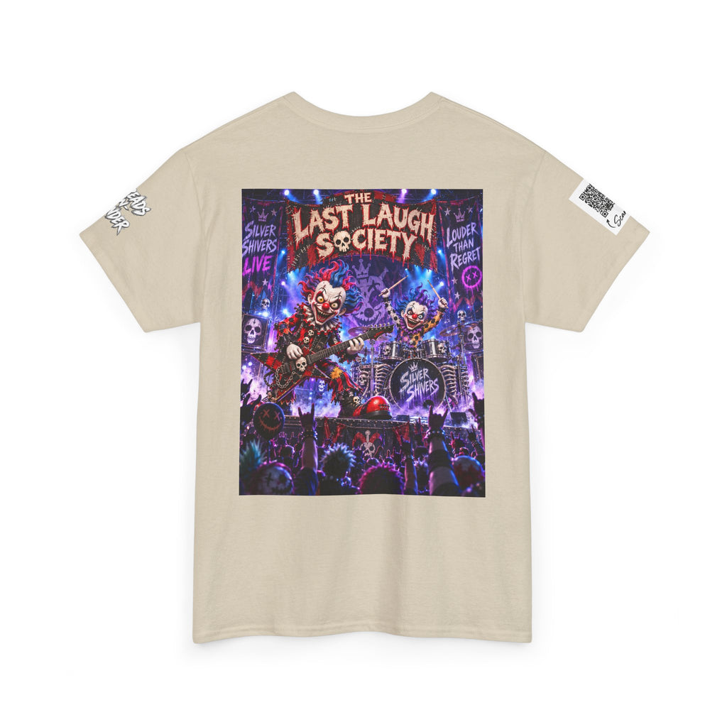 The Last Laugh Society Tee #123 — Carnival Clown Horror Graphic T-Shirt