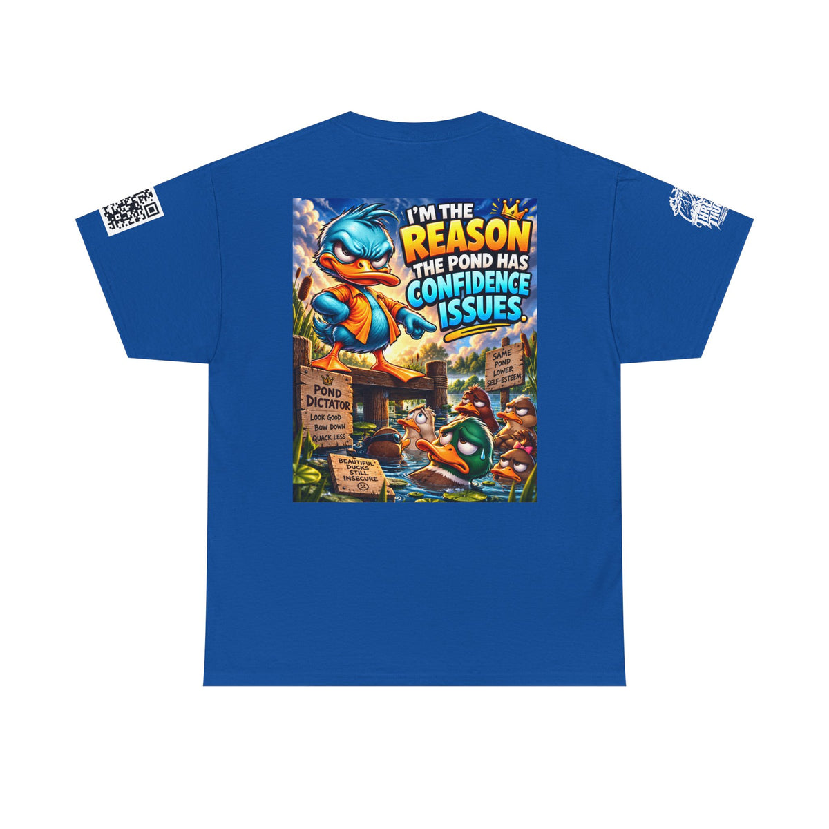 The Reason the Pond Has Confidence Issues Back Graphic Tee