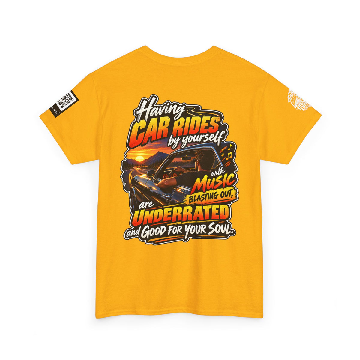 Solo Car Rides With Music Are Good for the Soul Back Graphic Tee