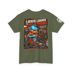 Locked, Loaded, and Out of Patience Back Graphic Tee