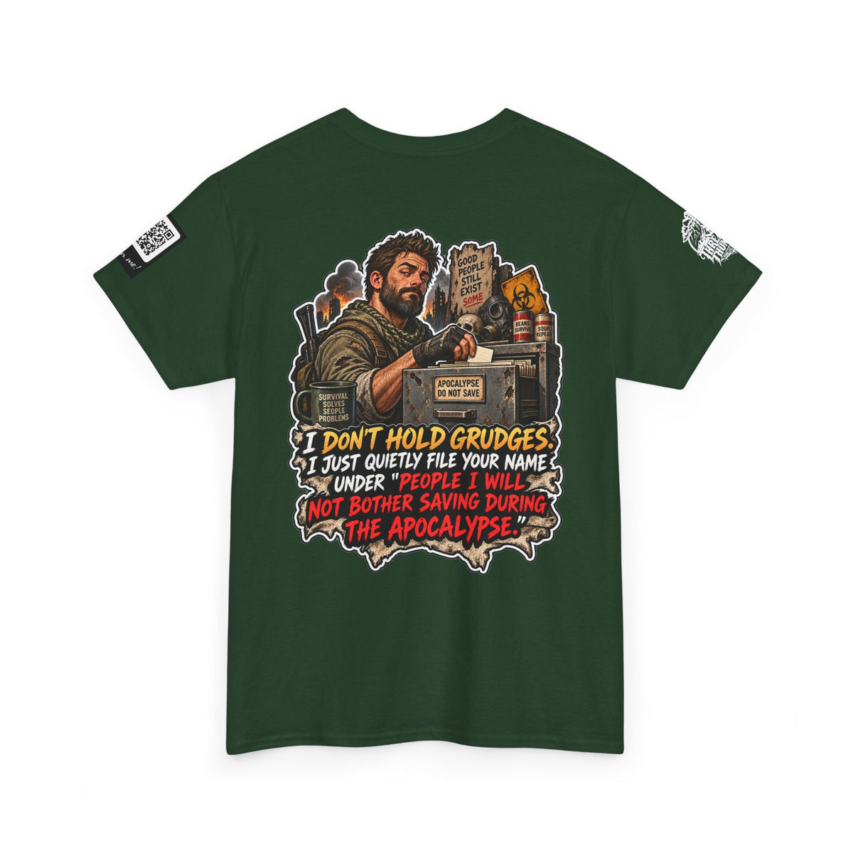 Apocalypse Grudge List — People I Won’t Save Back Graphic Tee
