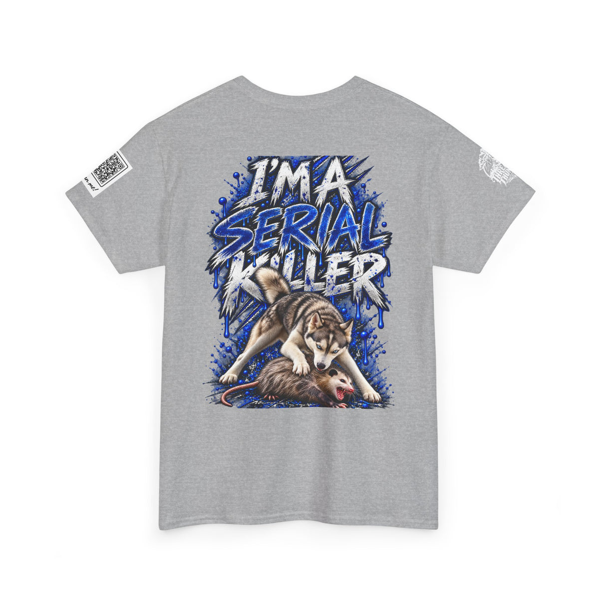 T-Shirt — "I'm A Serial Killer" Wolf Graphic Tee