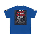 Life Is Too Short to Argue — Block Them & Sleep Back Graphic Tee