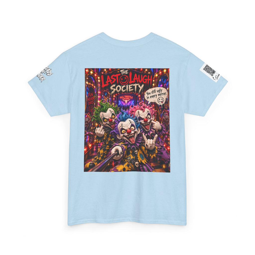 The Last Laugh Society Tee #147 — Carnival Clown Horror Graphic T-Shirt