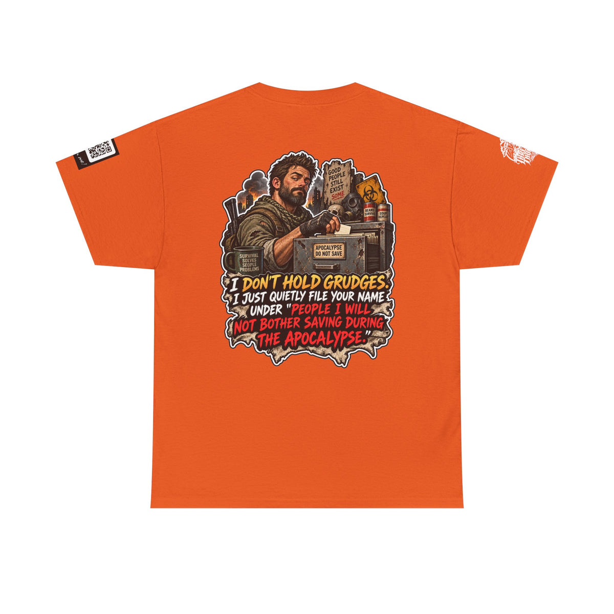 Apocalypse Grudge List — People I Won’t Save Back Graphic Tee