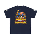 My Luck Is Like a Bald Guy Who Just Won a Comb Back Graphic Tee