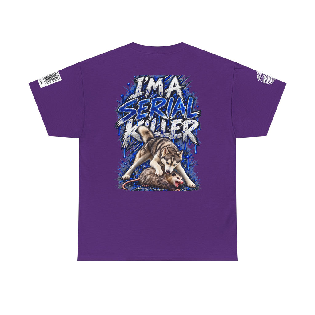 T-Shirt — "I'm A Serial Killer" Wolf Graphic Tee