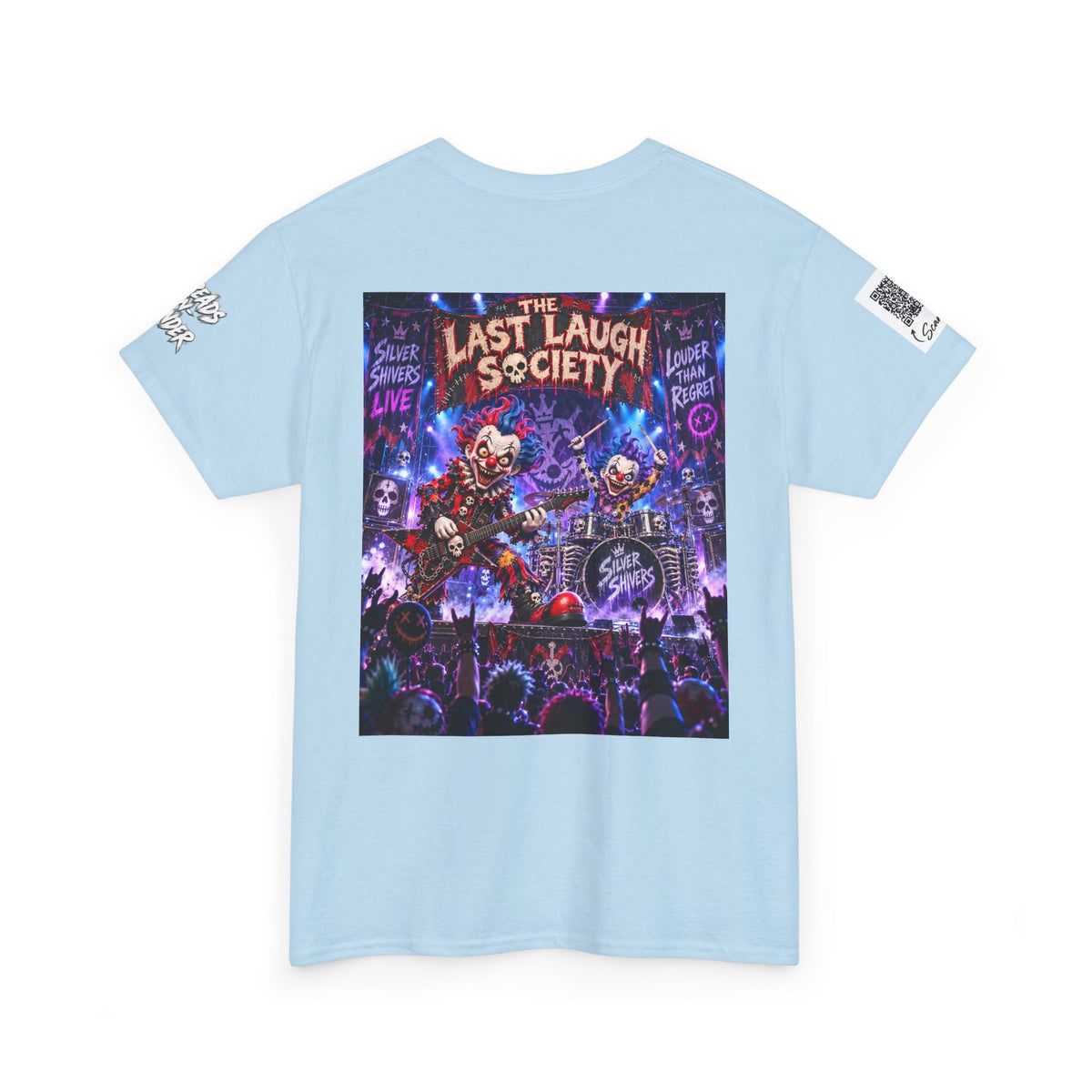 The Last Laugh Society Tee #133 — Carnival Clown Horror Graphic T-Shirt