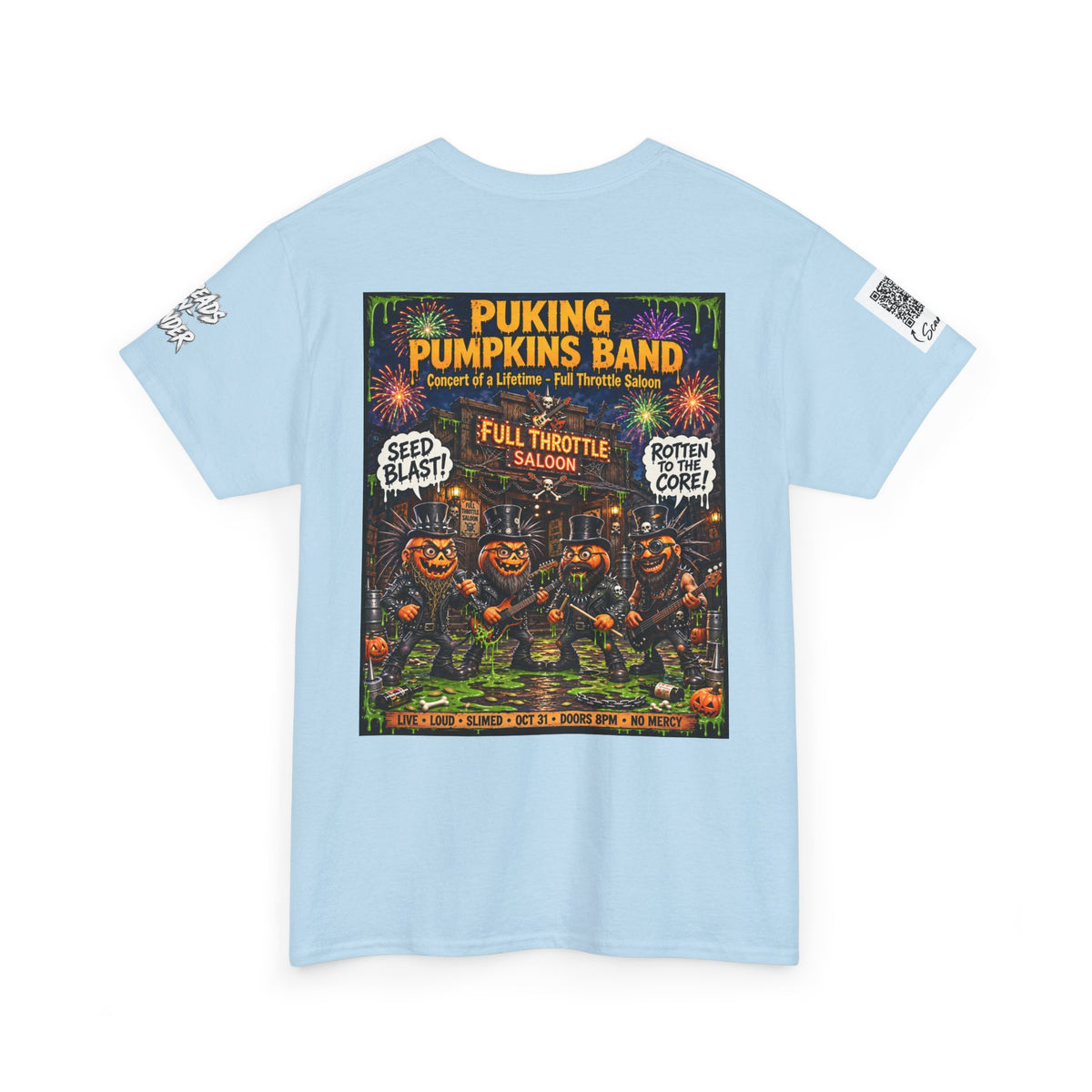 The Puking Pumpkins Punks #6 — Concert of Life - Horror Graphic T-Shirt