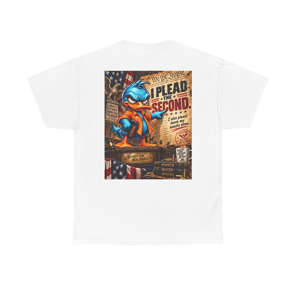 I Plead the Second — Leave My Snacks Alone Back Graphic Tee
