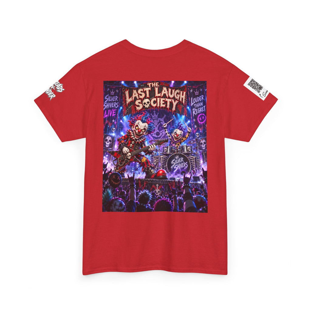 The Last Laugh Society Tee #123 — Carnival Clown Horror Graphic T-Shirt