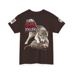 Graphic Tee — 'I'm a Serial Killer' Husky Crushing Possum Design