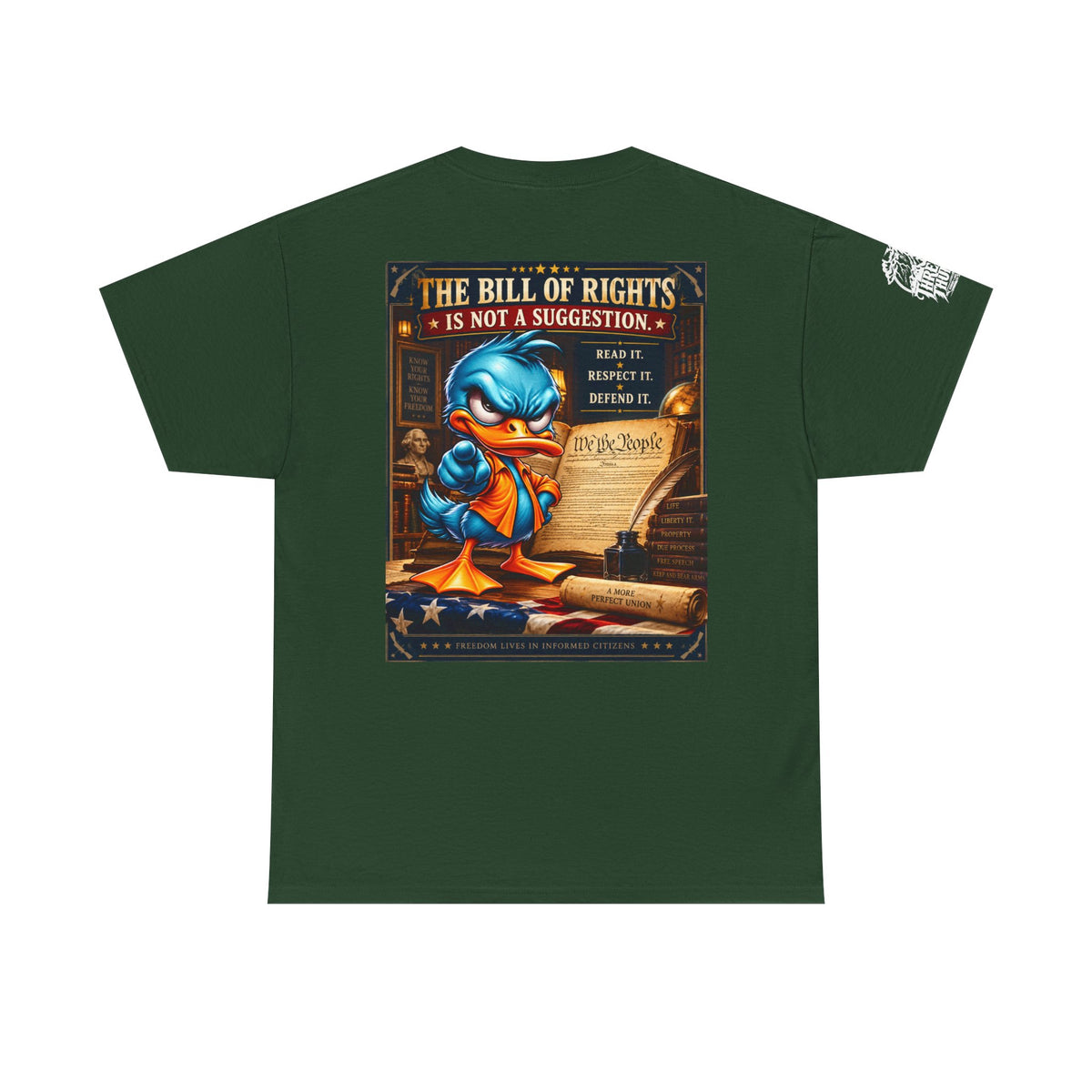 The Bill of Rights Is Not a Suggestion Back Graphic Tee