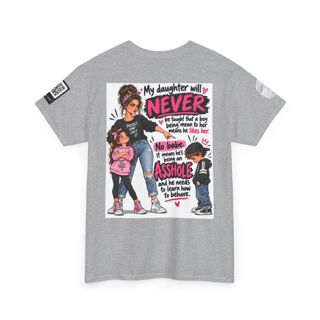 Mean Boys Are Assholes — Protective Mom Back Graphic Tee