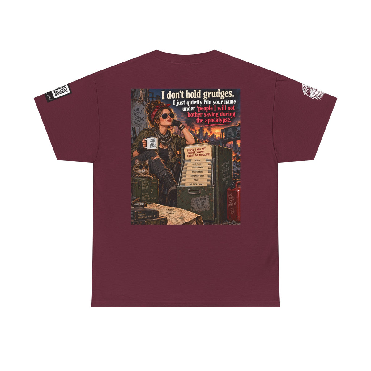 People I Won’t Save During the Apocalypse Back Graphic Tee