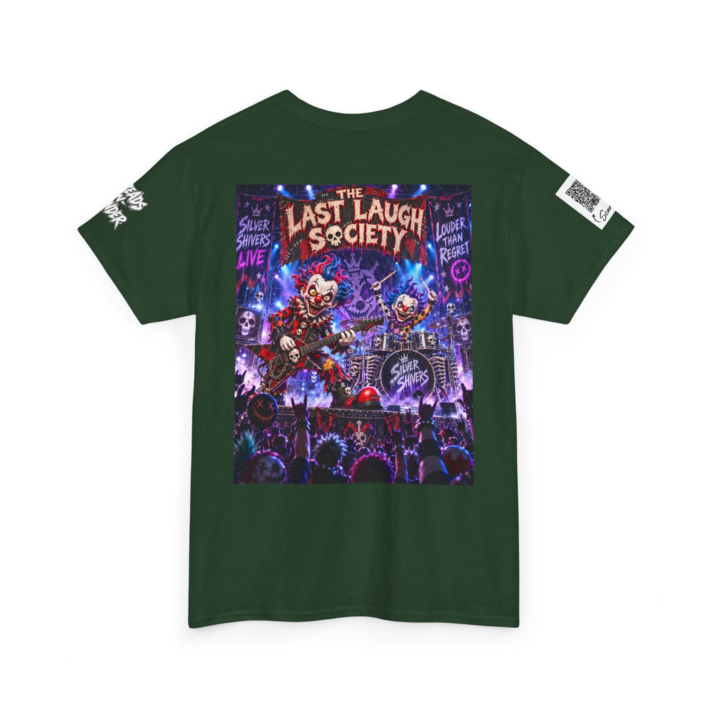 The Last Laugh Society Tee #123 — Carnival Clown Horror Graphic T-Shirt